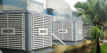 鋼結(jié)構(gòu)廠房降溫用工業(yè)冷風(fēng)機工業(yè)省電空調(diào)怎么樣？