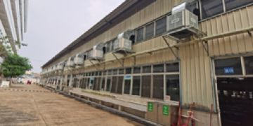 2000平米廠房車間用環(huán)?？照{(diào)降溫通風(fēng)效果好？